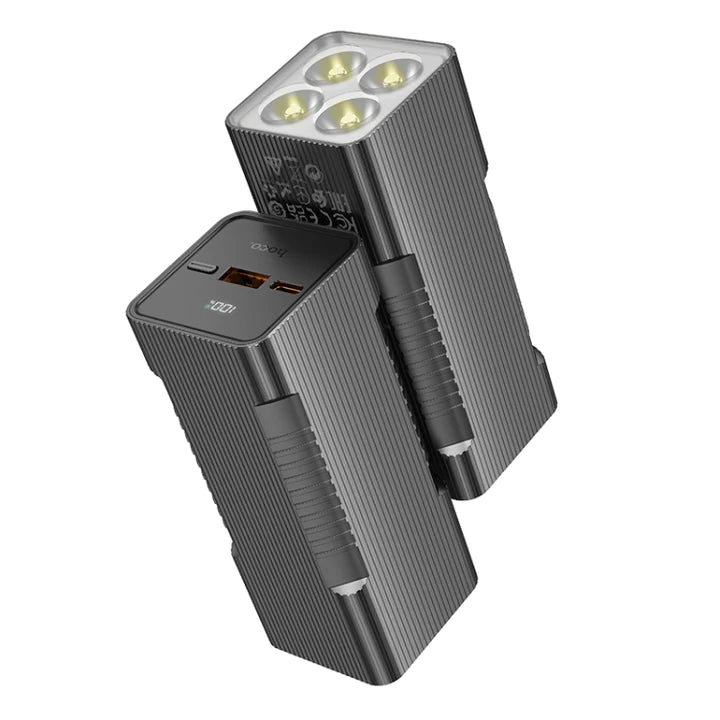 (10000 mAh) USB-C LED lampe de poche puissante chargeur de batterie batterie externe portable (10000 mAh) USB-C LED lampe de poche puissante chargeur de batterie batterie externe portable